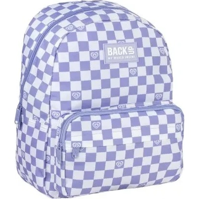 Backup Purple Chess ученическа раница