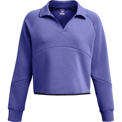 Under Armour Блуза Under Armour Women's Unstop Rugby Cropped Crew Sweatshirt - Purple