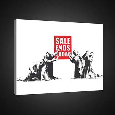 Postershop Obraz na plátně: Sale Ends Today (graffiti) - 75x100 cm