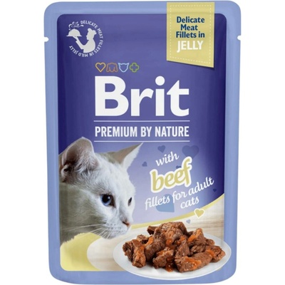 Brit Premium Cat Delicate Fillets in Jelly Beef 85 g