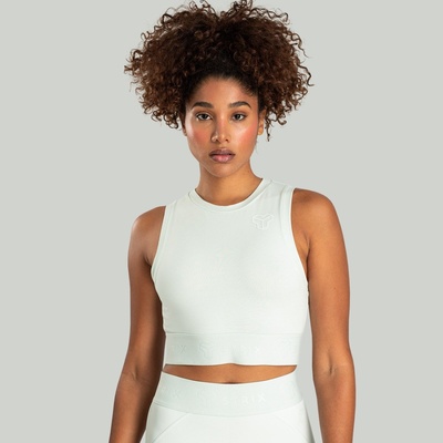 GymBeam STRIX Дамски спортен топ Nebula Moon Grey XS