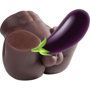 SuperLove Joshua Tight Anal Realistic Sex Doll with 18cm Dildo 4.8kg Brown