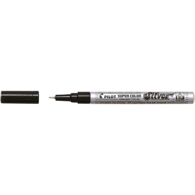 Pilot Пилотен маркер Super Color Extra Fine 1, 0мм сребро (SC-S-EFE)