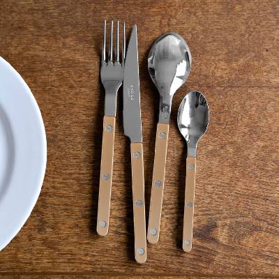 Sabre Paris Sada příborů Bistrot Brillant Pearly Caramel 4 ks