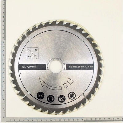 Scheppach pilový kotouč 216x30x2,8/1,6 Z40