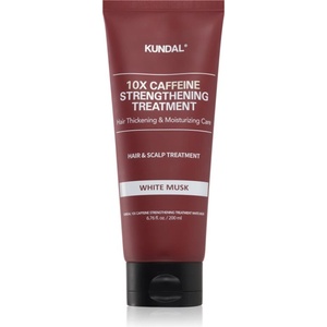 KUNDAL Caffeine 10X White Musk укрепваща грижа за крехка и стресирана коса 200ml