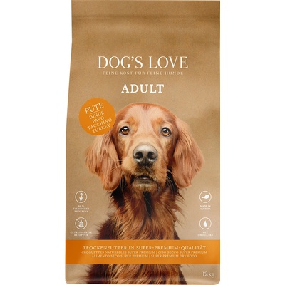 Dog´s Love Adult s krůtím 2 x 12 kg