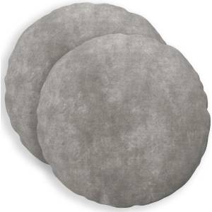 vidaXL Калъфка за възглавница 2 pcs HEERLEN Светлосиво Ø 60 cm (922985)