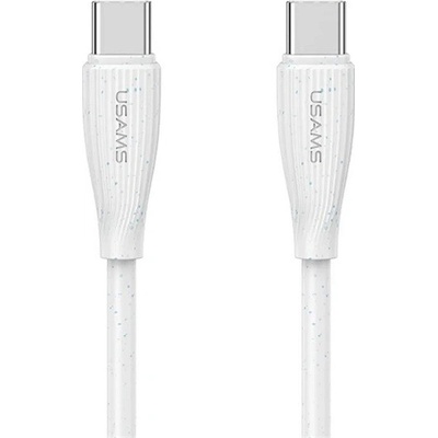 Usams SJ716USB02 GREEN SERIES Type-C – Type-C 100cm bílý