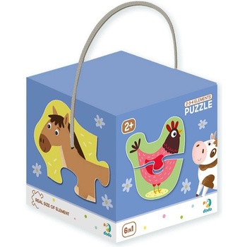 Image 1 of dodo - Пъзел 2-3-4 - комплект 6 бр. - Домашни животни