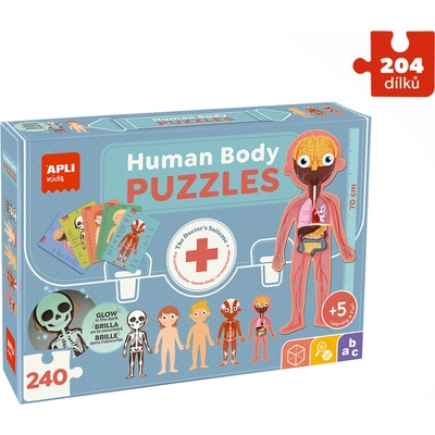 Apli Kids vzdělávacíKids Lidské tělo 5+ 240 dílků