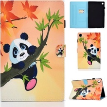 Protemio Art Zaklápací kryt Lenovo Tab M10 Plus TB-X606F / TB-X606L / ZA5T0081CZ / ZA5V0206CZ 25749 panda