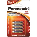 Panasonic Батерии алкални Panasonic Pro Power LR03/4BP, AAA, 4бр (LR03/4BP)
