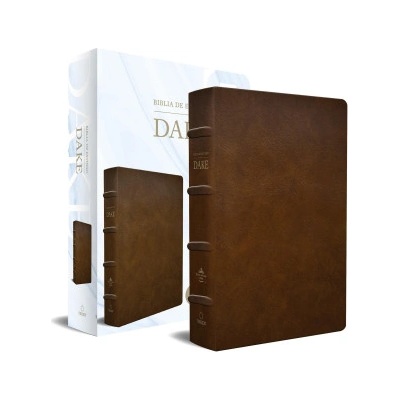 Rvr 1960 Biblia de Estudio Dake, Tama? o Grande, Piel Marrón / Spanish Rvr 1960 D Ake Study Bible, Large Size, Brown Leather | Finis J. Dake
