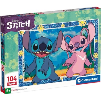 Clementoni Детски пъзел Clementoni от 104 части - Стич (вариант 4) (27573)
