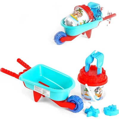 Pilsan Детски плажен комплект Pilsan - Количка с аксесоари, асортимент (100315)