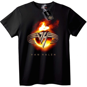 NOONEBRAND Тениска Van Halen Пламтящо Лого - 2XL, Black