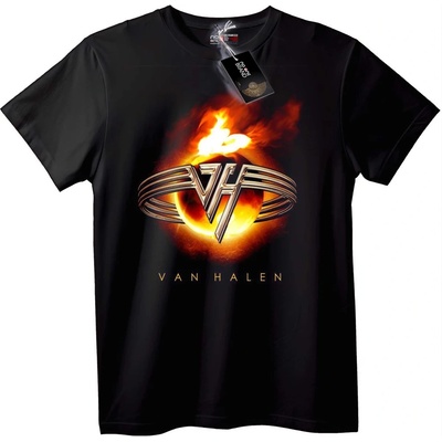 NOONEBRAND Тениска Van Halen Пламтящо Лого - 2XL, Black