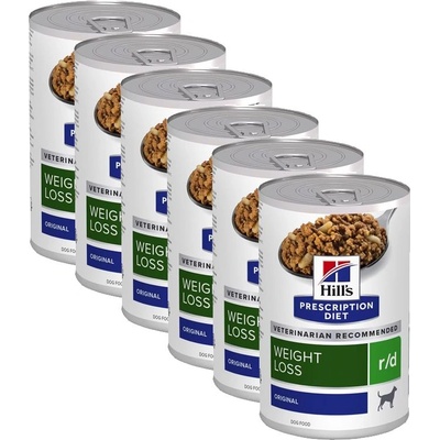 Hill's Hill s Prescription Diet r/d Контрол на теглото консерви за кучета 6 x 350 г