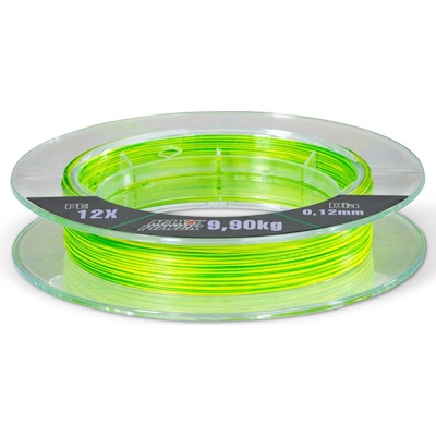 Saenger šnúra Hi-Vis Tiger Braid 12X 0,18 mm 16,1 kg 150m Yellow Green