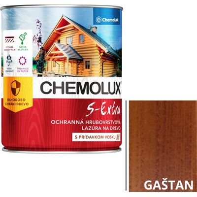 Chemolux S 1025 extra 0,75 l gaštan