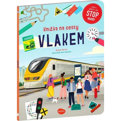 Presco Group Knížka na cesty VLAKEM – Stop nudě: kvízy, rébusy, hry