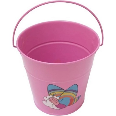 Kinekus Vedro detské kovové RUŽOVÉ 25866 1,2 l