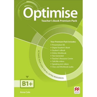 Optimise B1+ Intermediate Teacher´s Book Premium Pack