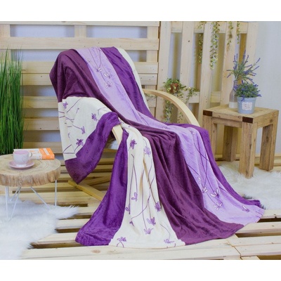 TopProsteradla.cz Deka jemné mikrovlákno Violet vanilla 150x200