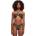Urban Classics AOP Hot V bikini - Black (Brown Leo)