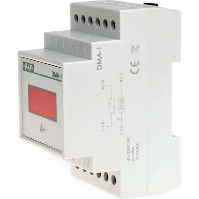 DMA-1 20A - 1-fázový digitálny ampérmeter, 0-20A, presnosť 1%