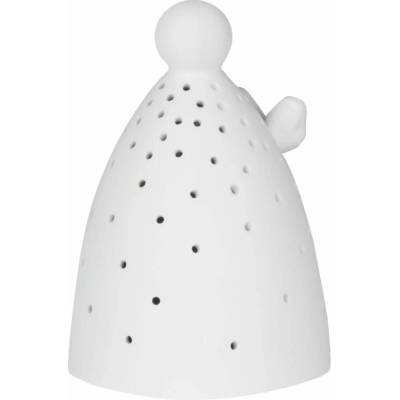 räder Mini LED lucerna Angel of Light 8 cm, bílá barva, porcelán