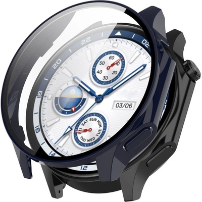VSETKONAMOBIL 75666 PC FULL COVER Plastový kryt so sklom pre OnePlus Watch 2 modrý