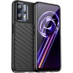 HQWear Thunder гъвкав брониран кейс за Realme 9 Pro, черен (9145576249079)
