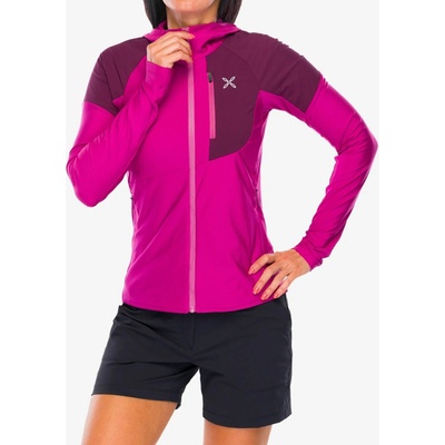 Montura Spitze Hooded Maglia baton rouge/wine red