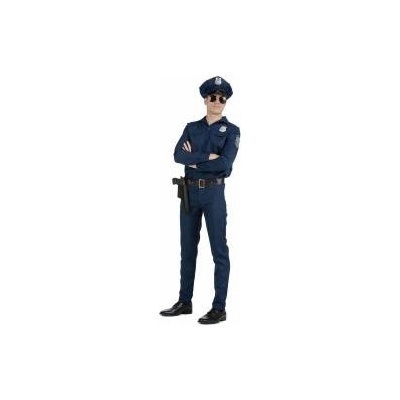 My Other Me Маскировъчен костюм за възрастни My Other Me Син Полиция (4 Части) Размер L 2f940f