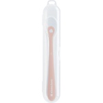 Kikkaboo Силиконова лъжица в кутия KikkaBoo Blush - 1 бр. , безопасен течен силикон, 4+ месеца (31302040174)