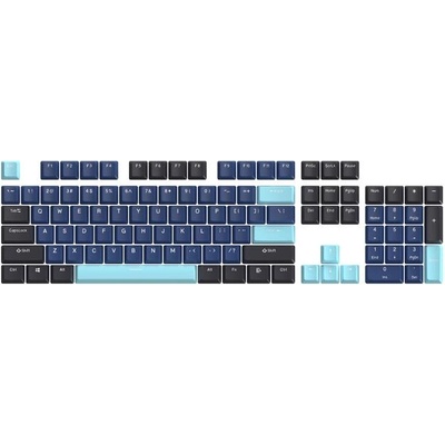 Marvo капачки за клавиатура Custom Keycap Set PBT, 104 keys, Dark Blue, Black, Cyan - MARVO-KP-01-BL (MARVO-KP-01-BL)