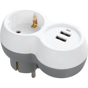 Anco заземен разпределител 2 с usb конектор 321261 (321261)