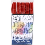 Artline Supreme Калиграфски писец 5 - комплект червен (EPF-240/5W/3)