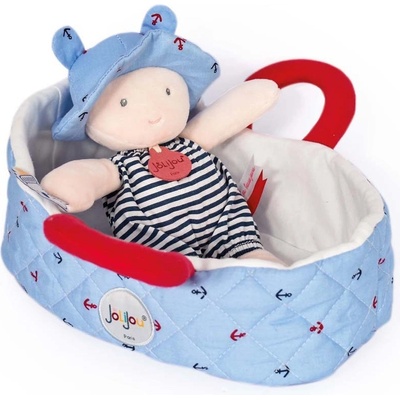 Doudou Julijou v modré přenášecí tašce 20 cm