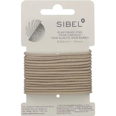 Tenké gumičky Sibel 50 mm, 16 ks, blond 4441216 – Zboží Dáma