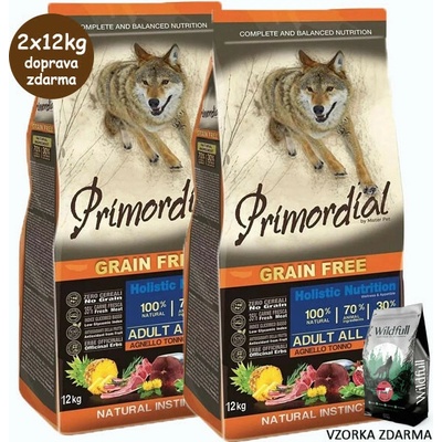 Primordial Adult Tuna&Lamb 2 x 12 kg