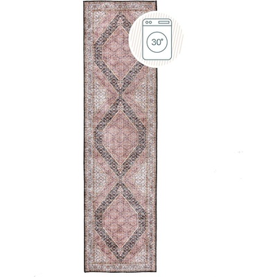 Flair Rugs Розова пътека подходяща за пране 60x230 cm Briony Traditional - Flair Rugs (503119379249)