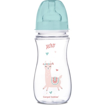 Image 1 of Canpol babies Антиколик шише Canpol - Exotic Animals, 300 ml, зелено (35/222_gre)
