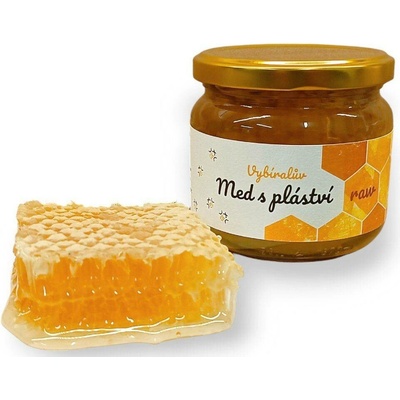 Včelařství Vybíral Vybíralův med s pláství - RAW