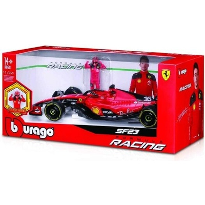 Bburago Formula F1 Ferrari Scuderia SF-23 2023 č.55 Carlos Sainz s jezdcem 1:24