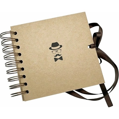 BALOUŠEK TISK Scrapbook Mini, 130 × 130 mm, Gentleman