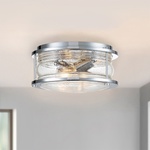 Elstead Lighting Quintiesse QN-ASHLANDBAY-F-PC-BATH - плафон за баня ASHLAND, 2xE27/60W/230V, IP44 (ED1021)