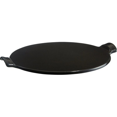 Emile Henry Pizza stone, 37 cm, hladký, pepřová 799524